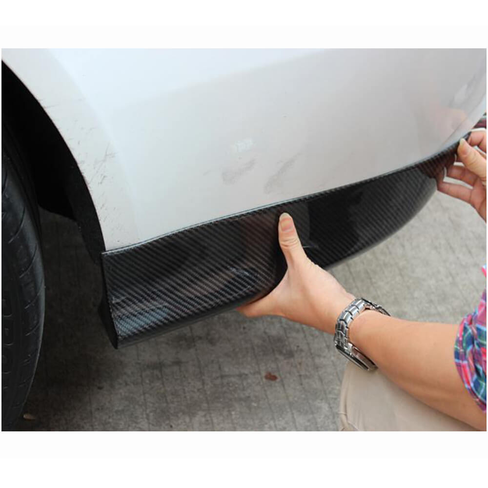 Rear Bumper Cover Flap (for Base 2011-2015, Carbon) for Audi A4 B8 2007-2015 - image 2