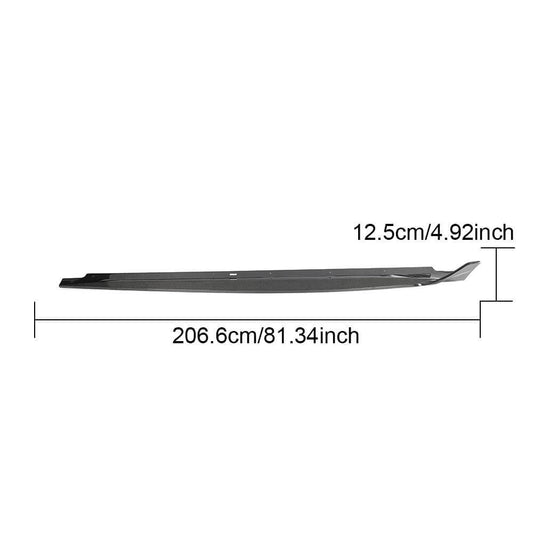 Side sills 2021-2025 V2 (for Sportback, Carbon) for Audi A5 2016-2025 - image 2