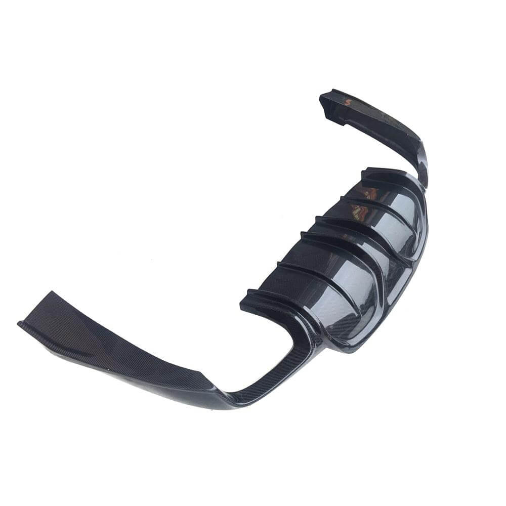 Rear Bumper Diffuser V2 (for S/S Q4 2017-2020, Carbon) for Maserati Quattroporte 2013-2023 - image 2