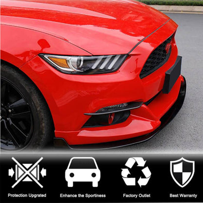 Covers for fog lights V1 (2015-2017, Carbon) for Ford Mustang 2015-2023 - image 2