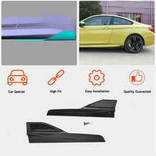 Side Skirts Carbon Fiber V4 (for F82) for BMW 4 series F-32 2012-2020 - image 2