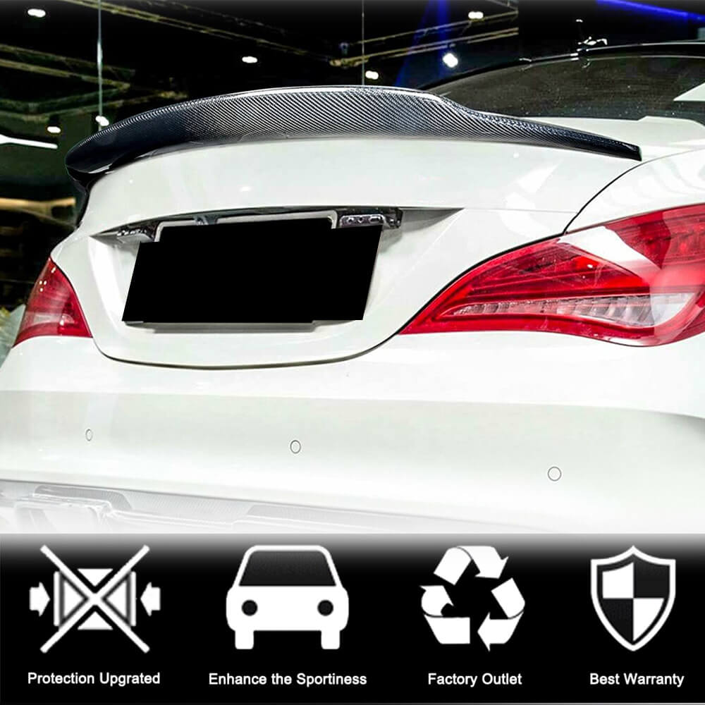 Spoiler V9 (SD, Carbon) for Mercedes CLA C117 2013-2019 - image 2