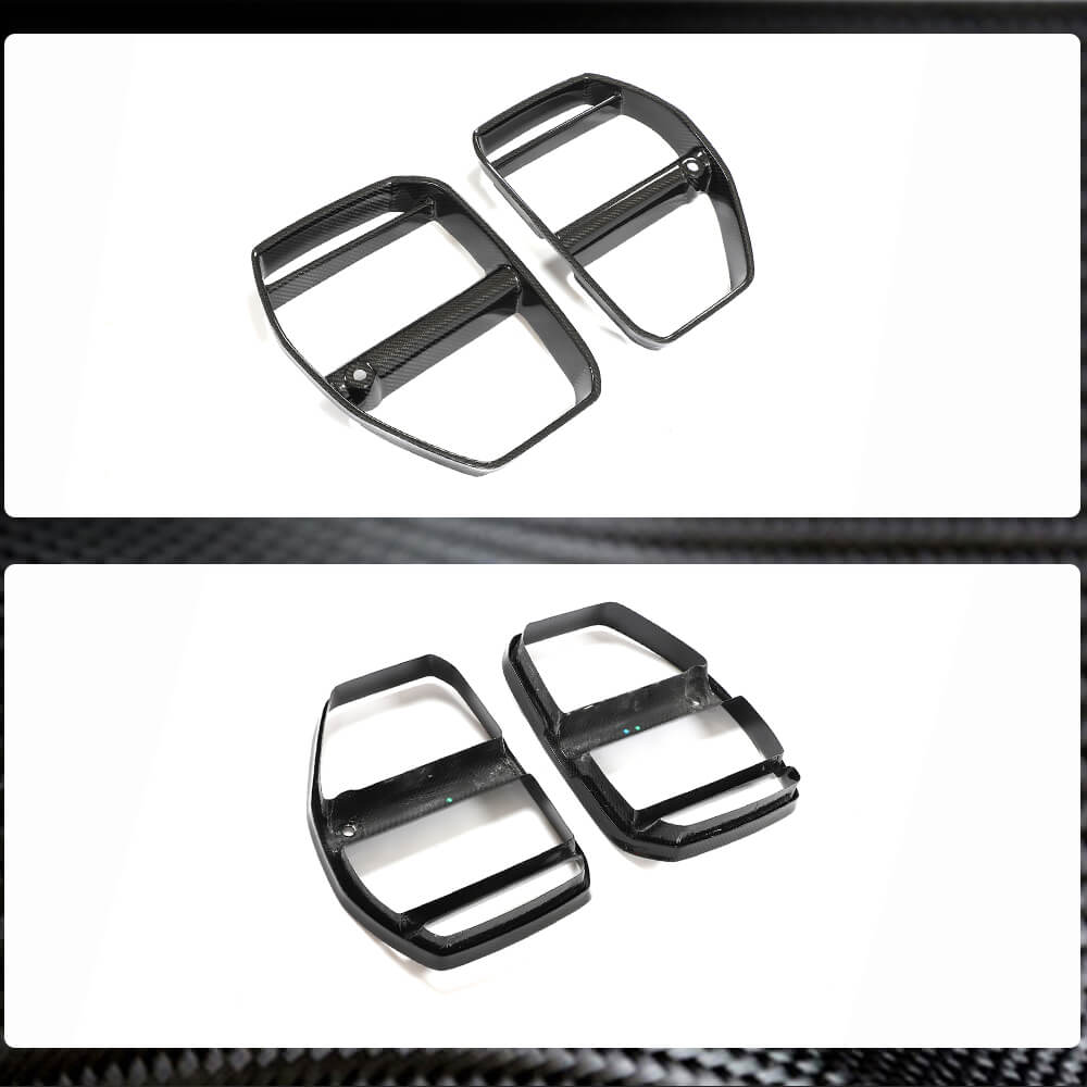 Nostrils V3 (for G82/G83, Dry Carbon) for BMW 4 series G22/23/26 2020- - image 2