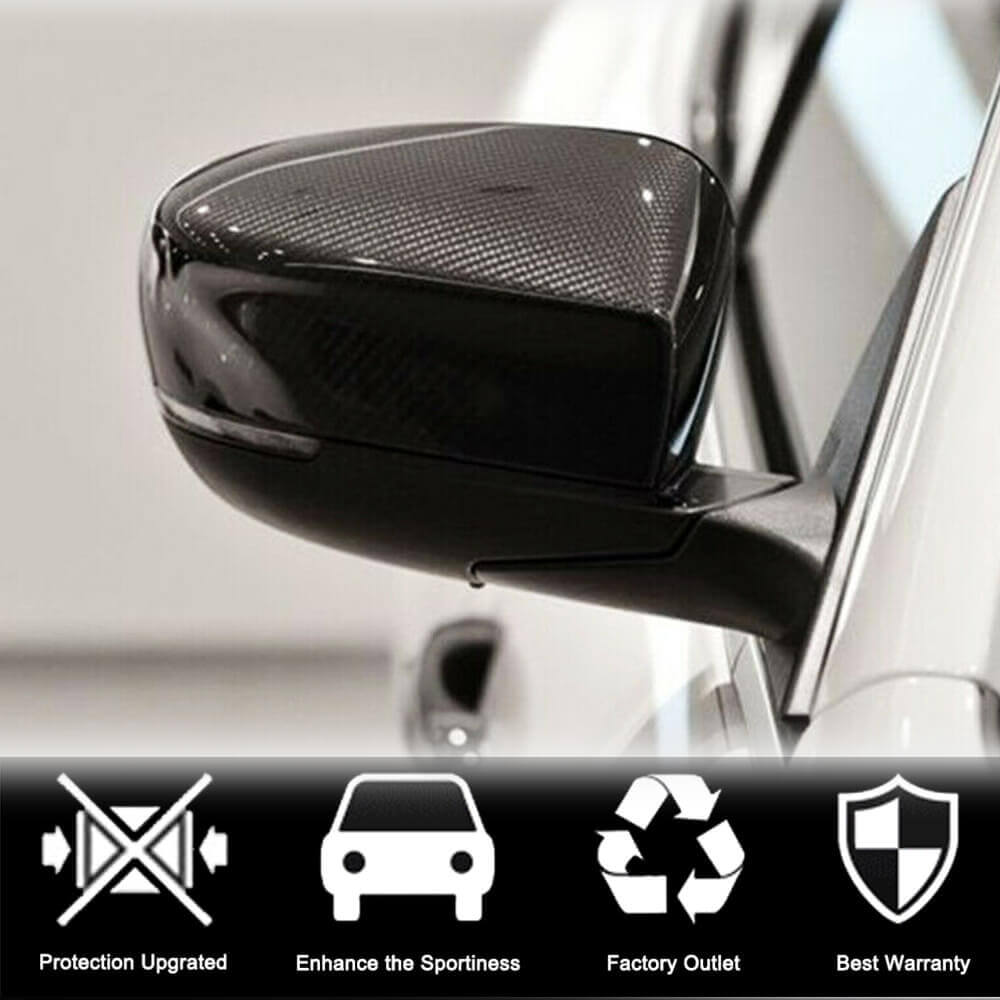 Mirror Covers (2018-2023, Carbon) for Maserati Quattroporte 2013-2023 - image 2