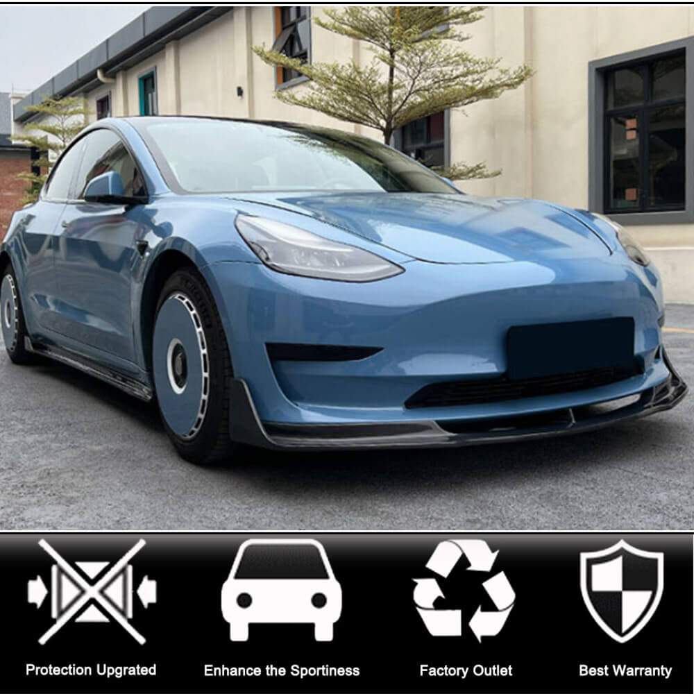 Carbon Door Sill Covers V3 (2016-2022) for Tesla Model 3 2017- - image 2