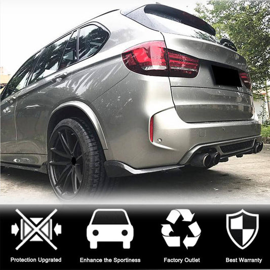 Rear Bumper Diffuser Carbon Fiber V3 (for F85) for BMW X5 F-15 2013-2018 - image 2
