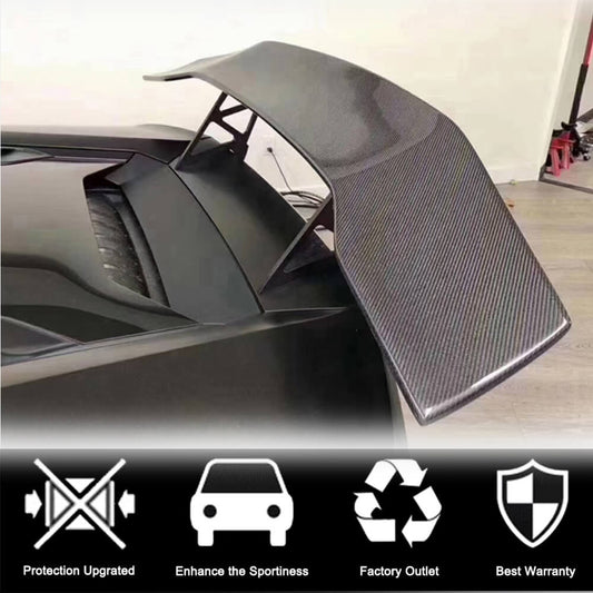 Rear Trunk Spoiler Dry Carbon Fiber for Lamborghini Huracan - image 2