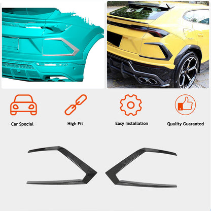 Rear Bumper Splitters Dry Carbon Fiber for Lamborghini Urus - image 4