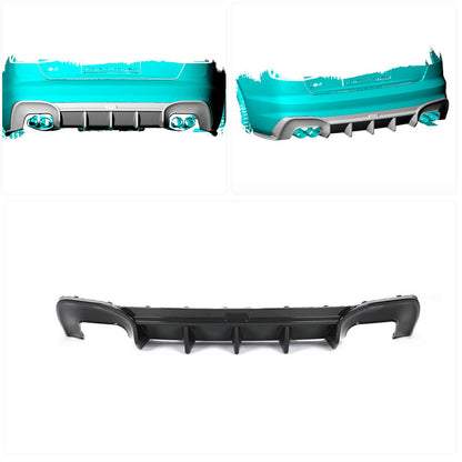 Rear bumper diffuser V2 (for S-Line, Carbon) for Audi A4 B10 2024- - image 2