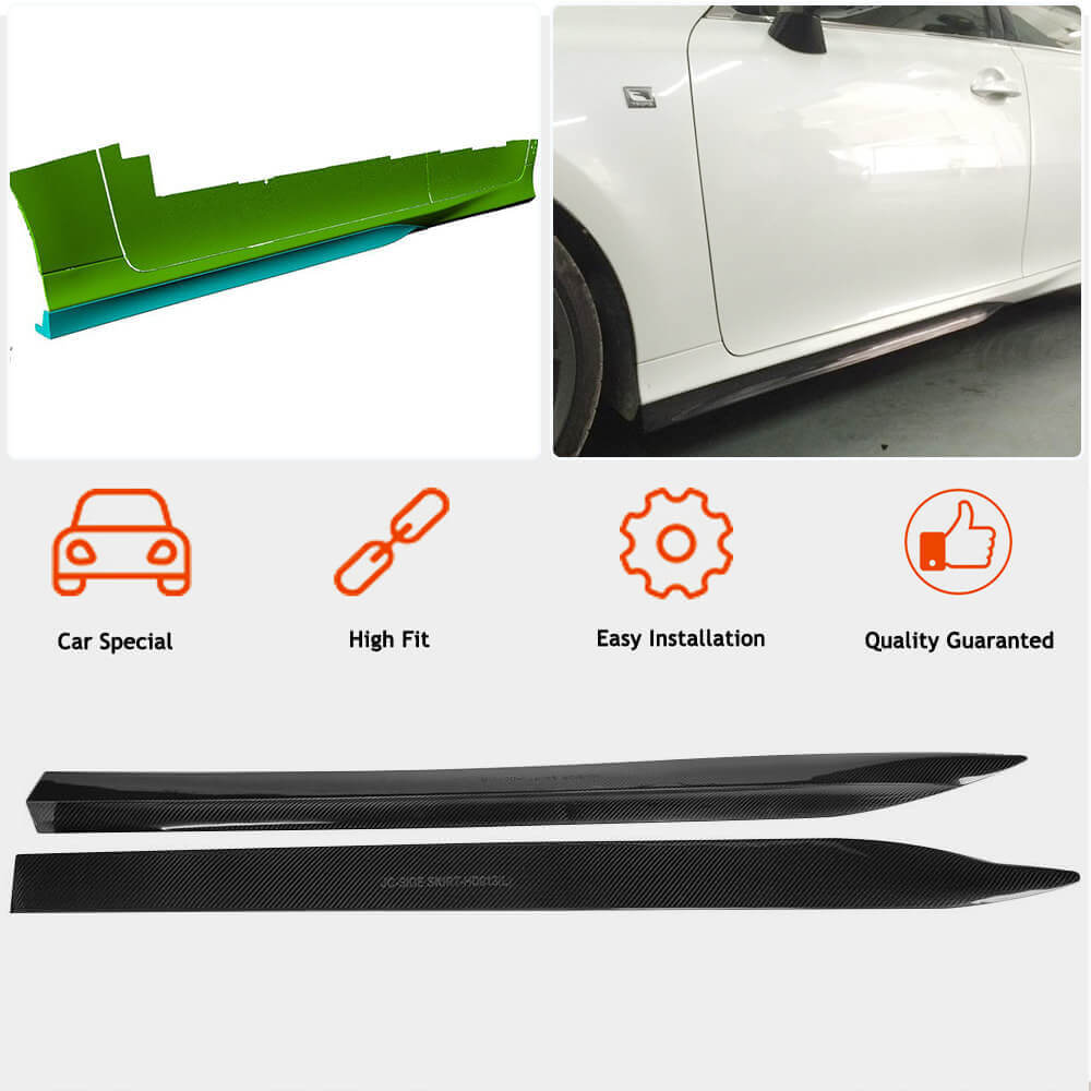 Side Skirts (for 2011-2015, Carbon) for Lexus GS 2011-2020 - image 2
