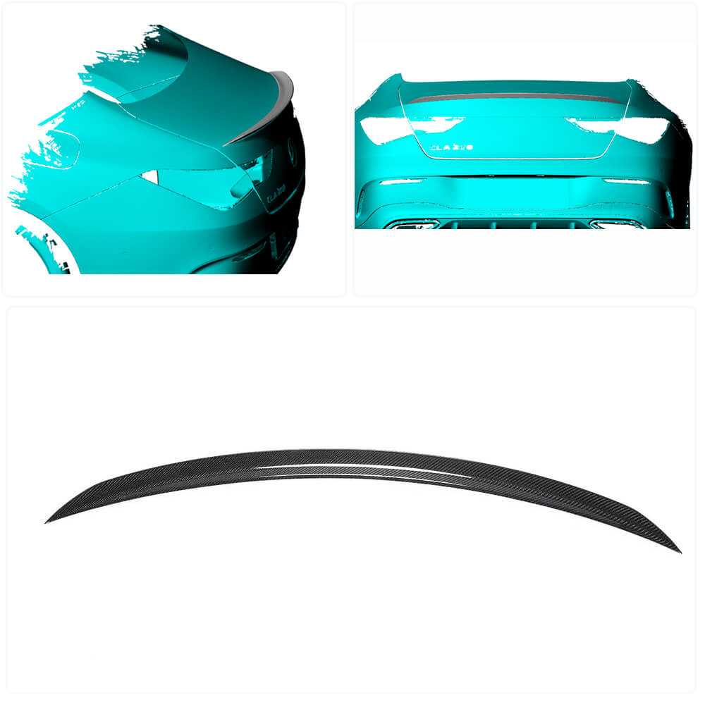 Spoiler V2 (Carbon) for Mercedes CLA C118 2019- - image 2