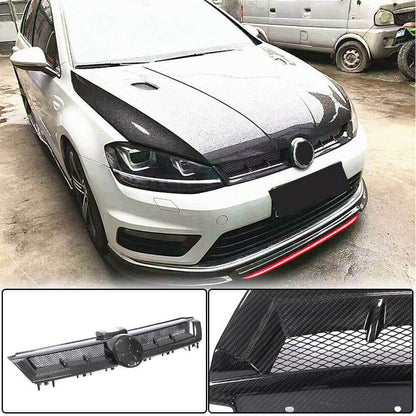 Front Grille (for HB 2012-2017, Dry Carbon) for Volkswagen Golf 7/E-Golf 2012-2020 - image 2