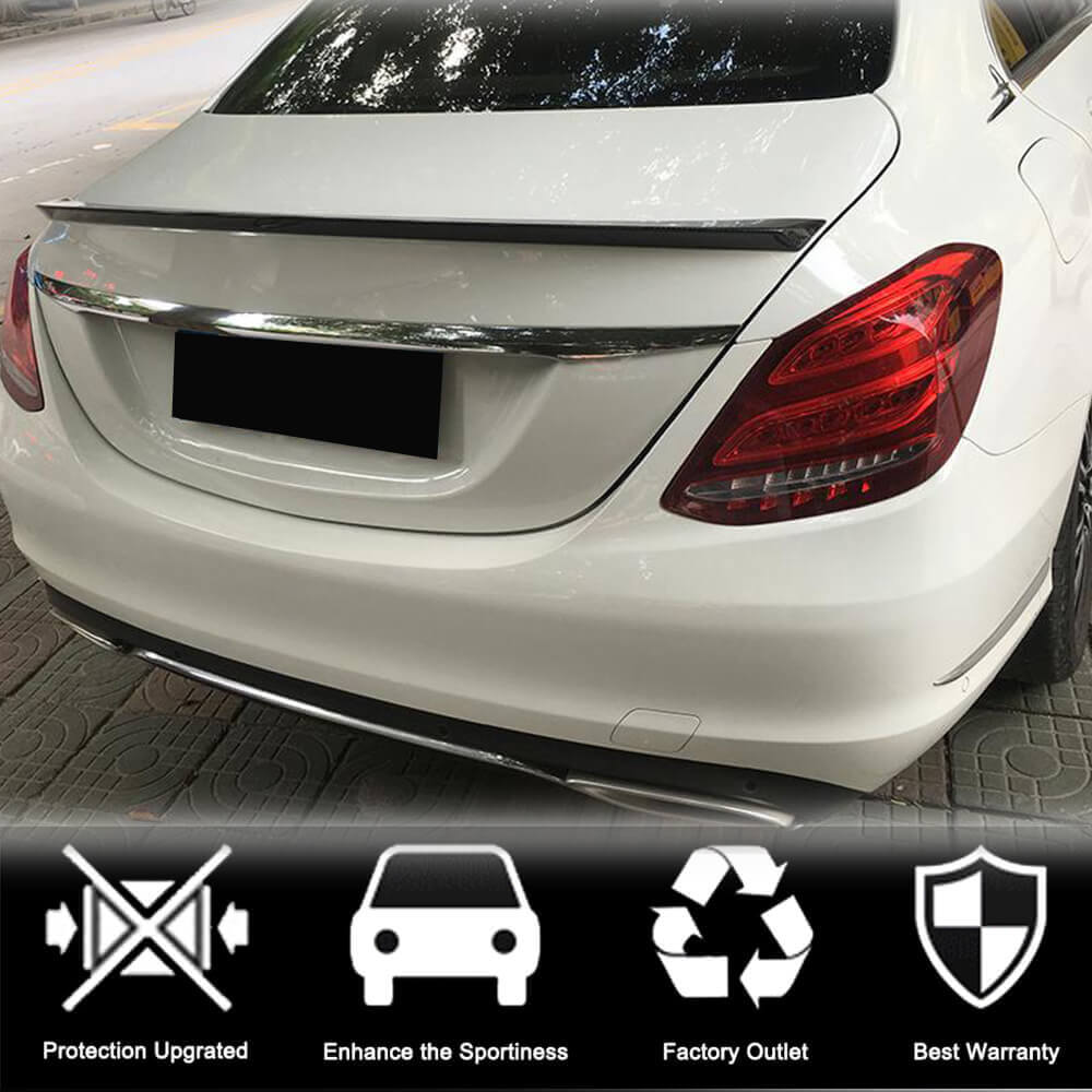 Spoiler V10 (for SD 2015-2019, Carbon) for Mercedes C-сlass W205 2014-2021 - image 2