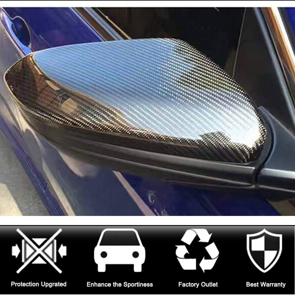 Mirror covers V3 (Carbon) for Honda Civic Sedan X 2016-2021 - image 2
