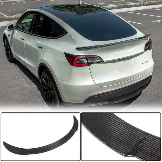 Rear Trunk Spoiler Carbon Fiber V3 (2020-2023) for Tesla Model Y - image 2