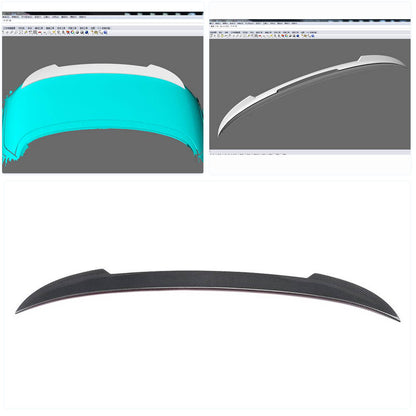 Spoiler V1 (for F33/F83, Carbon) for BMW 4 Series F32/F33/F36 2012-2020 - image 2