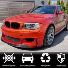 Front Bumper Lip V1 for 1M E82, Carbon for BMW 1 Series E81/82/87/88 2004-2011 - image 2