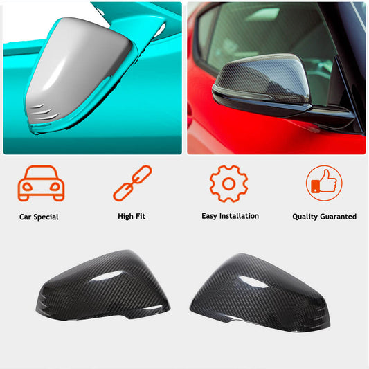 Mirror Covers (Carbon) for Toyota Supra 2019- - image 2
