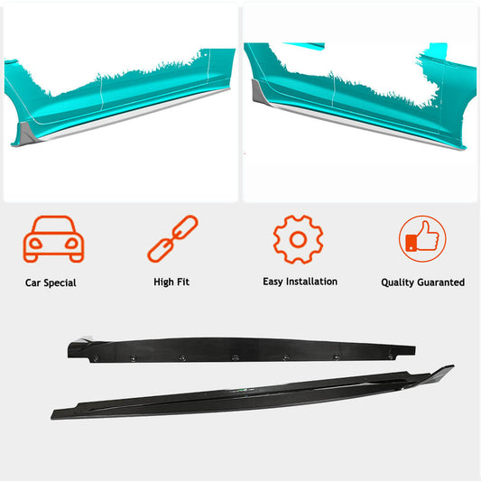Side sills 2021-2025 V1 (for Sportback, Carbon) for Audi A5 2016-2025 - image 2