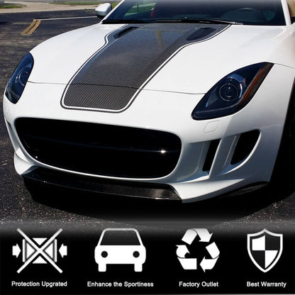 Front Bumper Lip Spoiler (2013-2015, Carbon) for Jaguar Project 7 2013-2015 - image 2