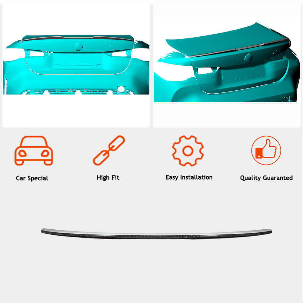 Rear Trunk Spoiler Carbon Fiber V7 (Coupe) for BMW 4 series G22/23/26 2020- - image 2