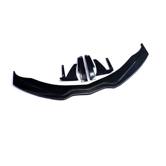 Front Bumper Lip Spoiler (2013-2017, Carbon) for Chevrolet Corvette C7 2013-2019 - image 2