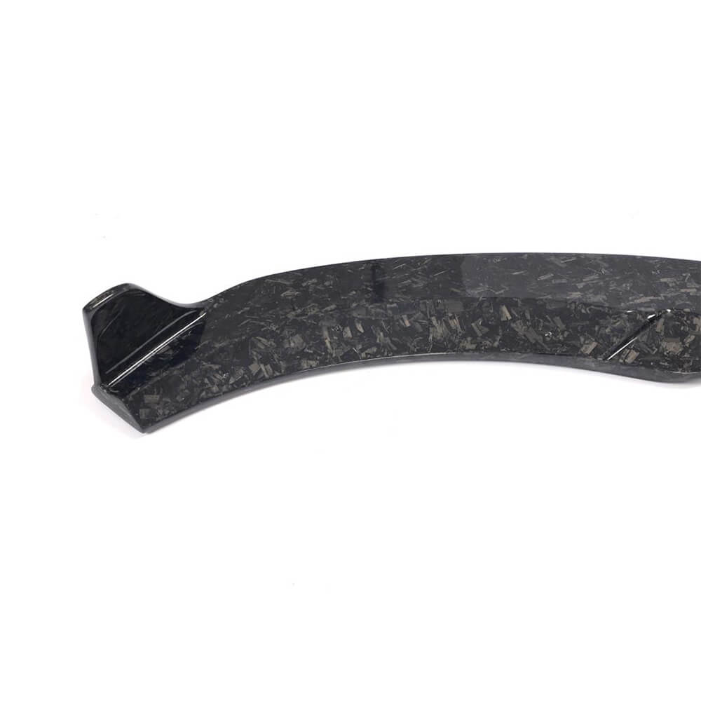 Front Bumper Lip Spoiler (for A45 AMG HB 2016-2018, Carbon) for Mercedes A-сlass W176 2012-2018 - image 2
