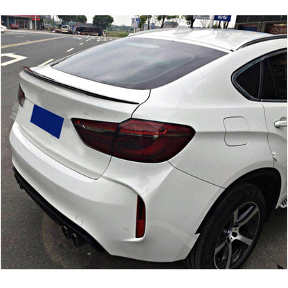 Rear Trunk Spoiler Carbon Fiber V1 for BMW X6 E-71 2008-2014 - image 2