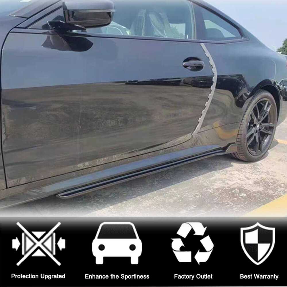 Side Skirt Extensions V3 (for G22/G23 M-Sport, Carbon) for BMW 4 Series G22/23/26 2020- - image 2