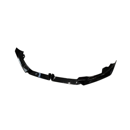 Front Bumper Lip ABS Glossy Black (2023+ M-Sport) for BMW X6 G06 2019- - image 2