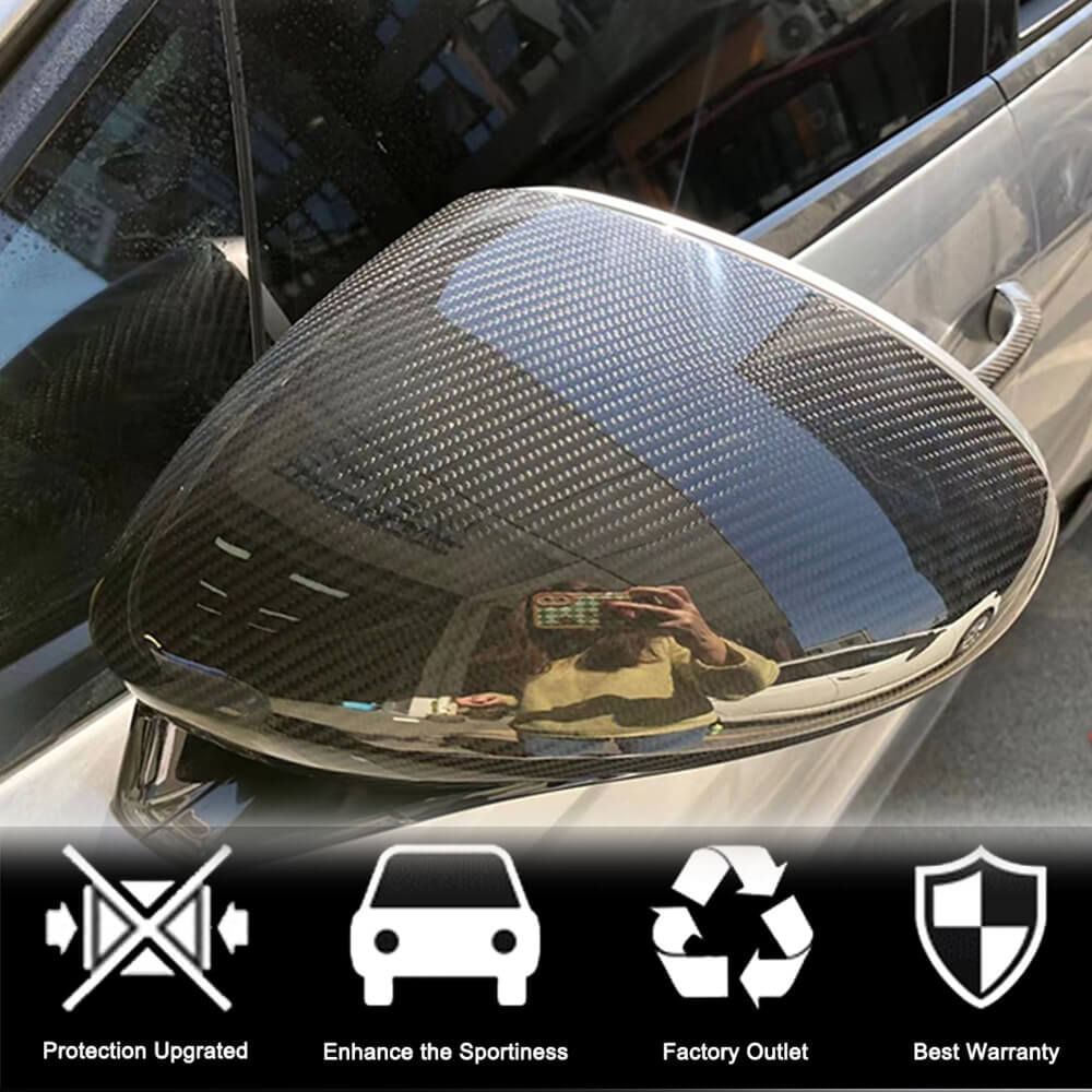 Mirror Covers (2016-2020, Carbon) for Porsche Panamera 2016-2023 - image 2