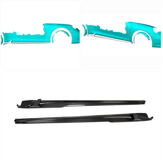 Side Skirts (Carbon) for Porsche 911 2012-2018 - image 2