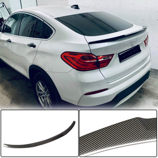Rear Trunk Spoiler Carbon Fiber V4 for BMW X4 F-26 2014-2018 - image 2