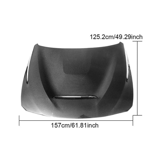 Engine Bonnet Hood Cover Carbon Fiber V2 for BMW 3 series F-30/31/34 2012-2019 - image 2