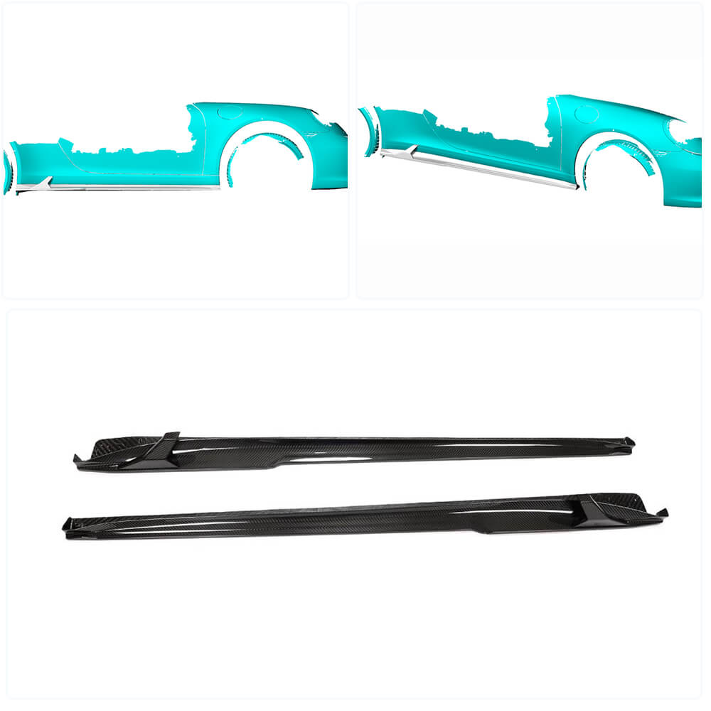 Side sills (Carbon) for Porsche 911 2012-2018 - image 2