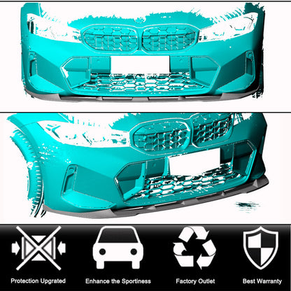 Front Bumper Lip V1 for M-Sport 2022+ Carbon for BMW 3 Series G20/21 2018- - image 2