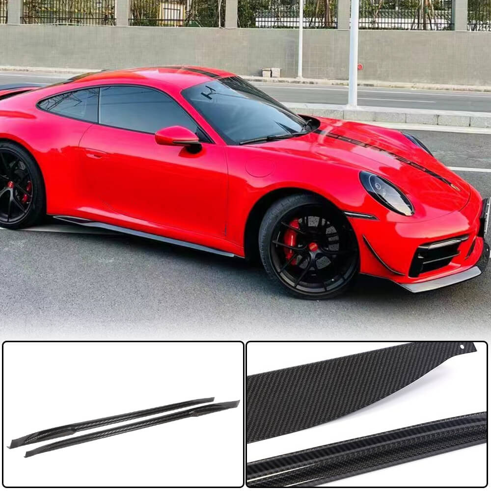 Side Skirts V2 (Carbon) for Porsche 911 2018- - image 2