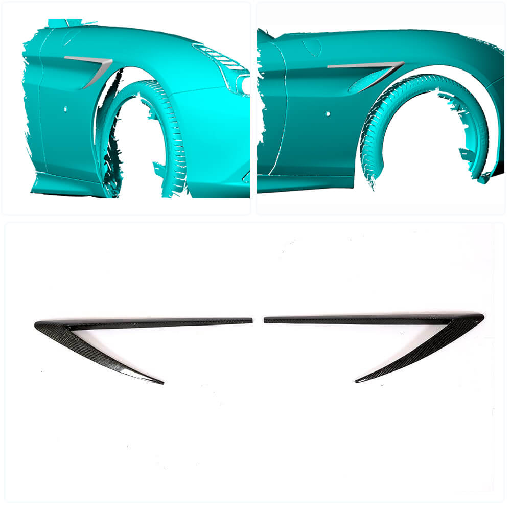 Carbon Front Fender Covers (2015-2018) for Ferrari California 2008-2017 - image 2