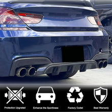 Rear Bumper Diffuser Carbon Fiber V2 (M-Sport) for BMW 6 F12/F13/F06 2011-2015 - image 2
