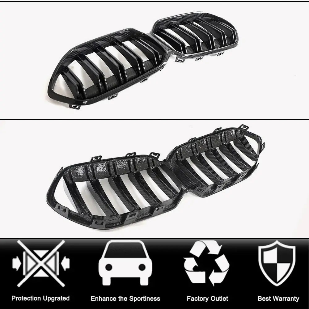 Dry Carbon Kidney Grilles for BMW 2 Series Gran Coupe F44 2020-2024 - image 2