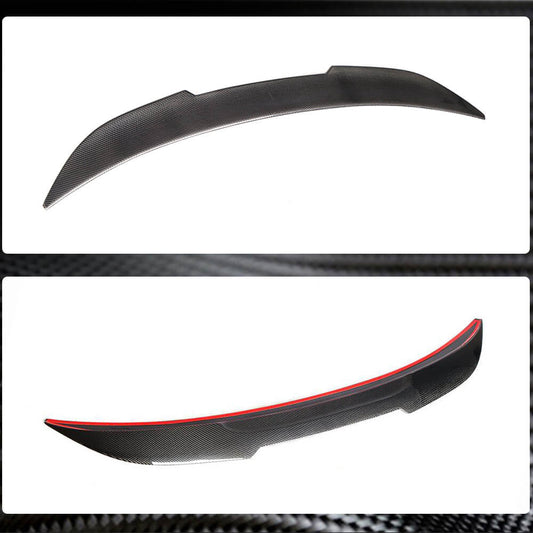 Rear Trunk Spoiler Carbon Fiber V1 for BMW X4 F-26 2014-2018 - image 2