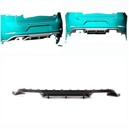 Rear Bumper Diffuser (for Base/GTI HB 2017-2020, Carbon) for Volkswagen Golf 7/E-Golf 2012-2020 - image 2