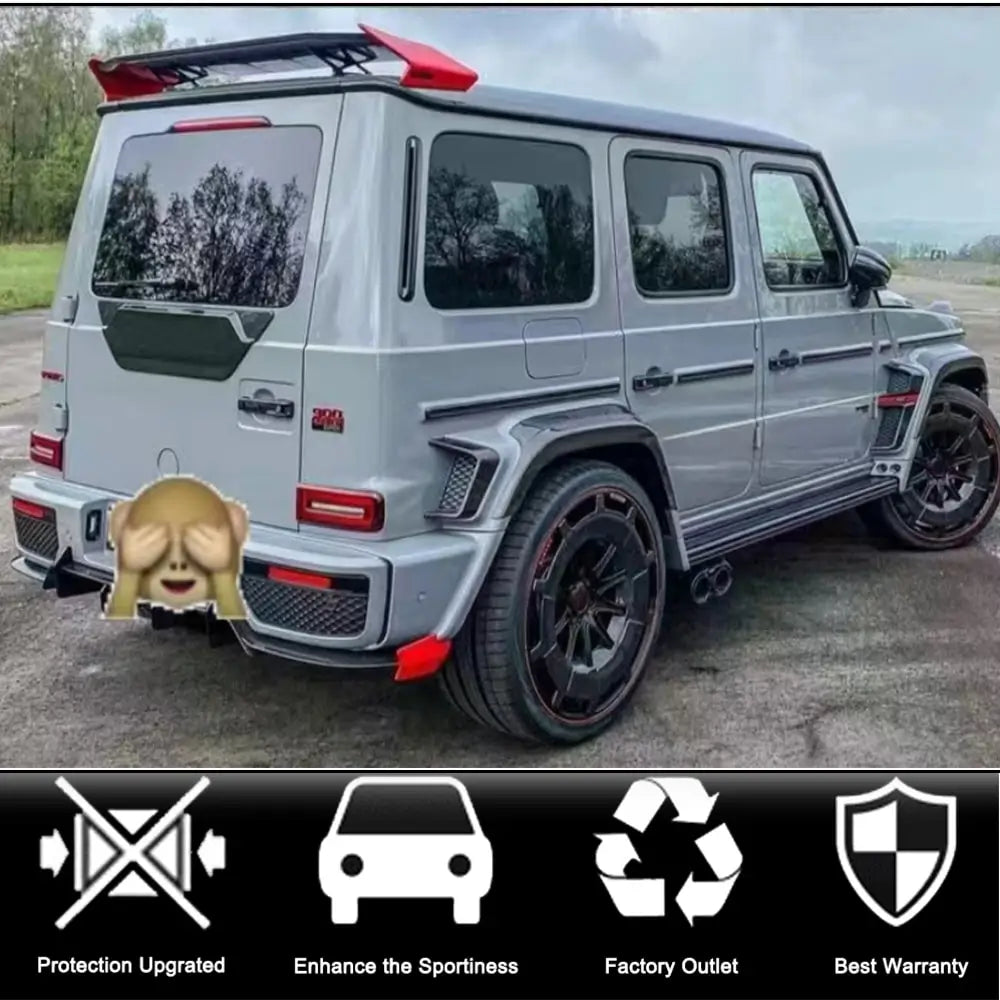 Trunk Lid Cover (Carbon) for Mercedes G сlass W463 2018-2024 - image 2