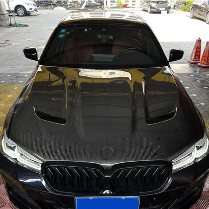 Hood (F90-Style, Carbon) for BMW 5 Series G30/31 2017-2023 - image 2