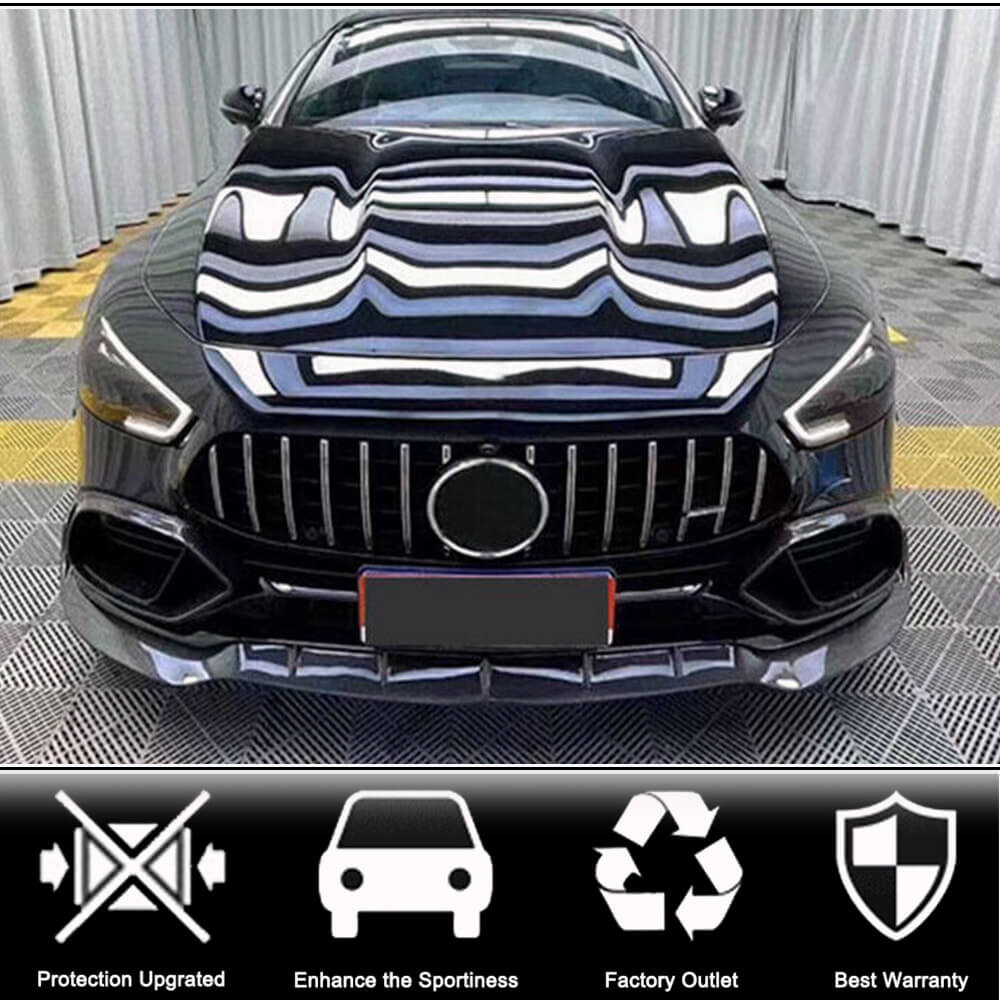 Bumper Inserts (for GT43/GT50/GT53 2018-2022, Carbon) for Mercedes AMG GT 4 X290 2018- - image 2