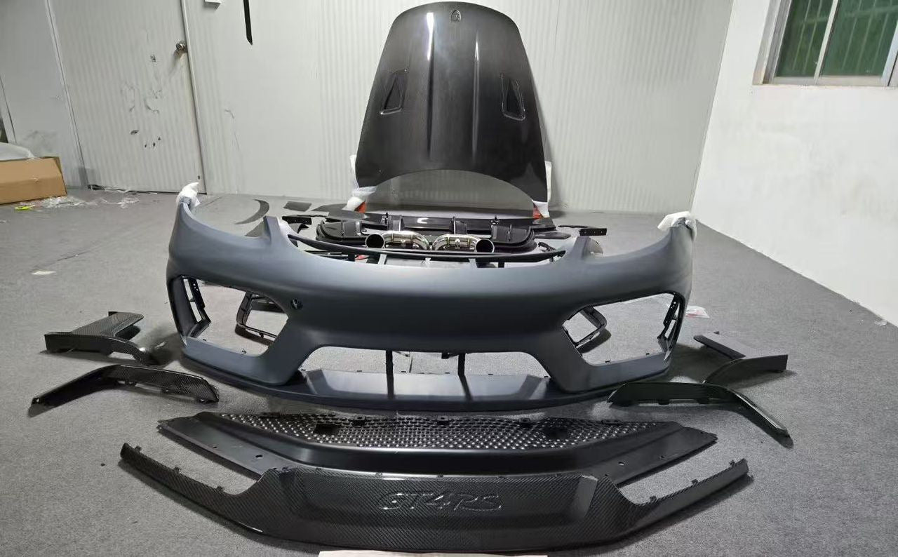 GT4RS Body Kit (ABS + Carbon) for Porsche Boxster/Cayman 982 (718) 2016- - image 1