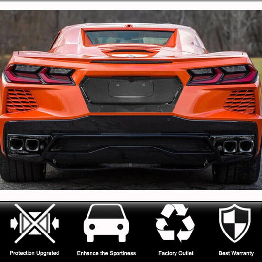 Cover on the trunk lid Carbon (2019-2022, Carbon) for Chevrolet Corvette C8 2019- - image 2