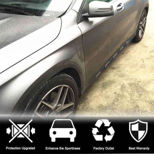 Side Skirts (for GLA45 AMG 2013-2016, Carbon) for Mercedes GLA X156 2014-2019 - image 2