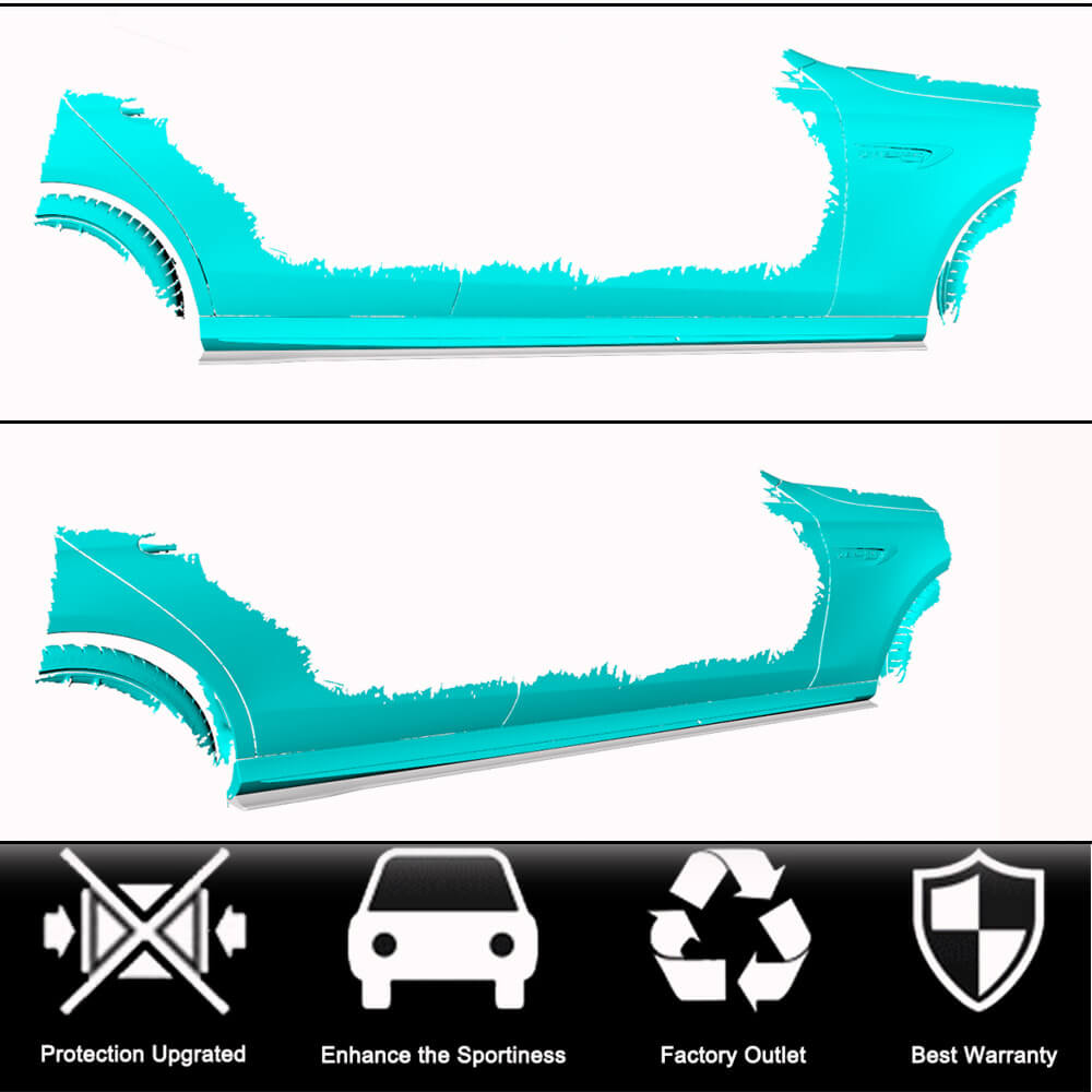 Side sills (2016-2019, Carbon) for Mercedes E-class W213 2016-2023 - image 2