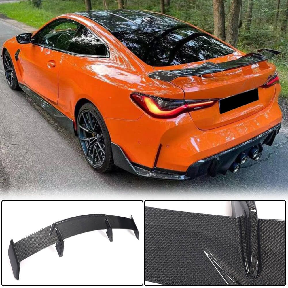 Rear Trunk Spoiler Dry Carbon Fiber V2 (for G82/83) for BMW 4 series G22/23/26 2020- - image 2
